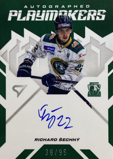 2025/26 Tipos SHL #AP-RS Richard Šechný - AUTOGRAPHED PLAYMAKERS /95