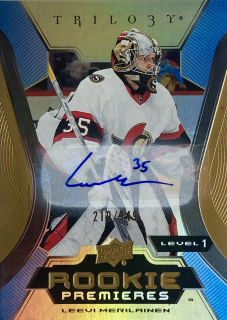 2023-24 Trilogy #105 Leevi Merilainen - ROOKIE PREMIERES AUTOGRAPH - LEVEL 1 /346