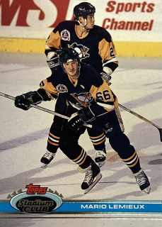 1991-92 Topps Stadium Club #174 Mario Lemieux