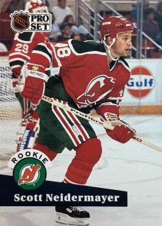 1991-92 Pro Set #547 Scott Niedermayer - ROOKIE