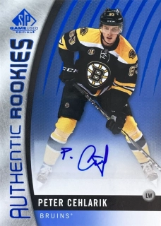 2016-17 SP Game Used #156 Peter Cehlárik - AUTHENTIC ROOKIES BLUE