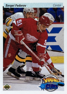 1990-91 Upper Deck #525 Sergei Fedorov - YOUNG GUNS