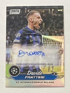 2023/24 Topps Chrome UCL #CA-DF Davide Frattesi