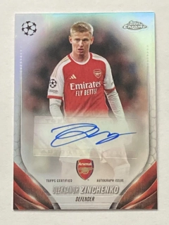 2023/24 Topps Chrome UCC #CA-OZ Oleksandr Zinchenko