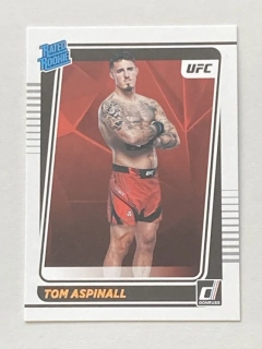 2022 Panini Donruss UFC #216 Tom Aspinall - RATED ROOKIE